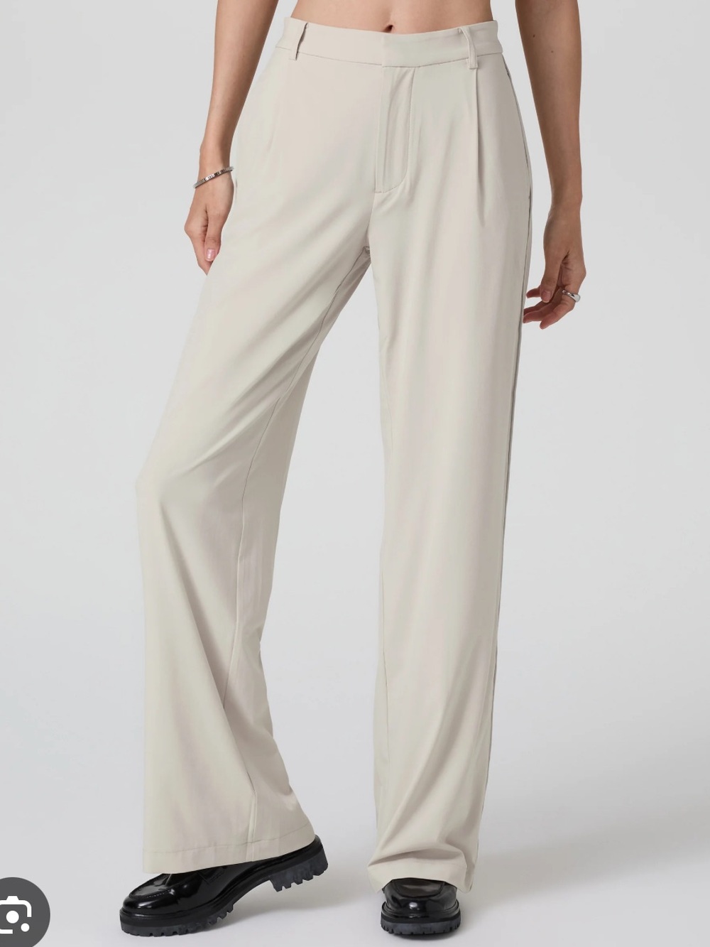 Vuori villa trouser long length mushroom color